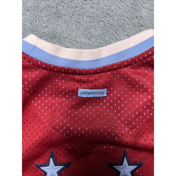 Harlem Globetrotters Jersey Curly 22 Platinum FUBU Men's XXL Vintage 75th - Picture 9 of 10